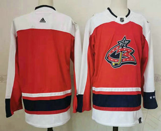 Men's Columbus Blue Jackets Blank Orange 2021 Retro Stitched NHL Jersey