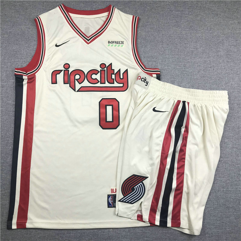 damian lillard cream jersey