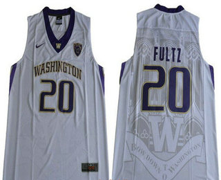 Men's Washington Huskies #20 Markelle Fultz White College Basketball 2017 Nike Swingman Stitched NCAA Jersey